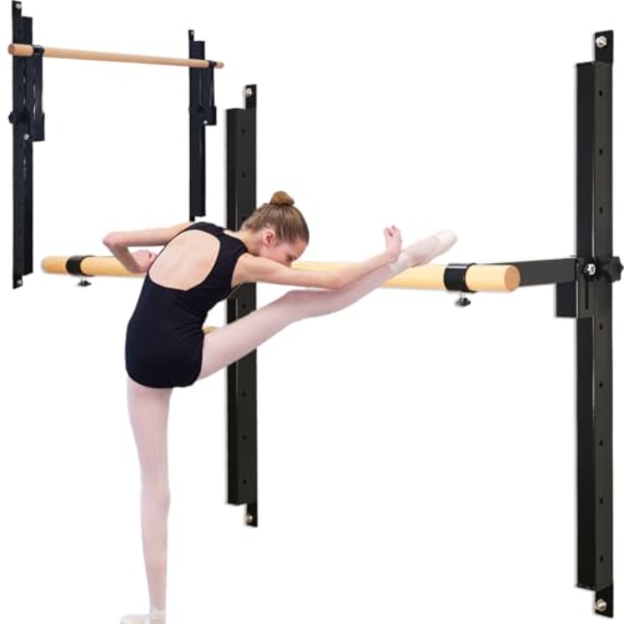 Home Bar And Gym - Ścienny drążek do baletu, regulowana wysokość