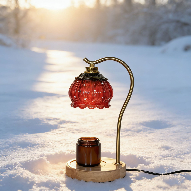 Old Fashioned Glass - Nordycka Szklana Lampa do Podgrzewania Świec