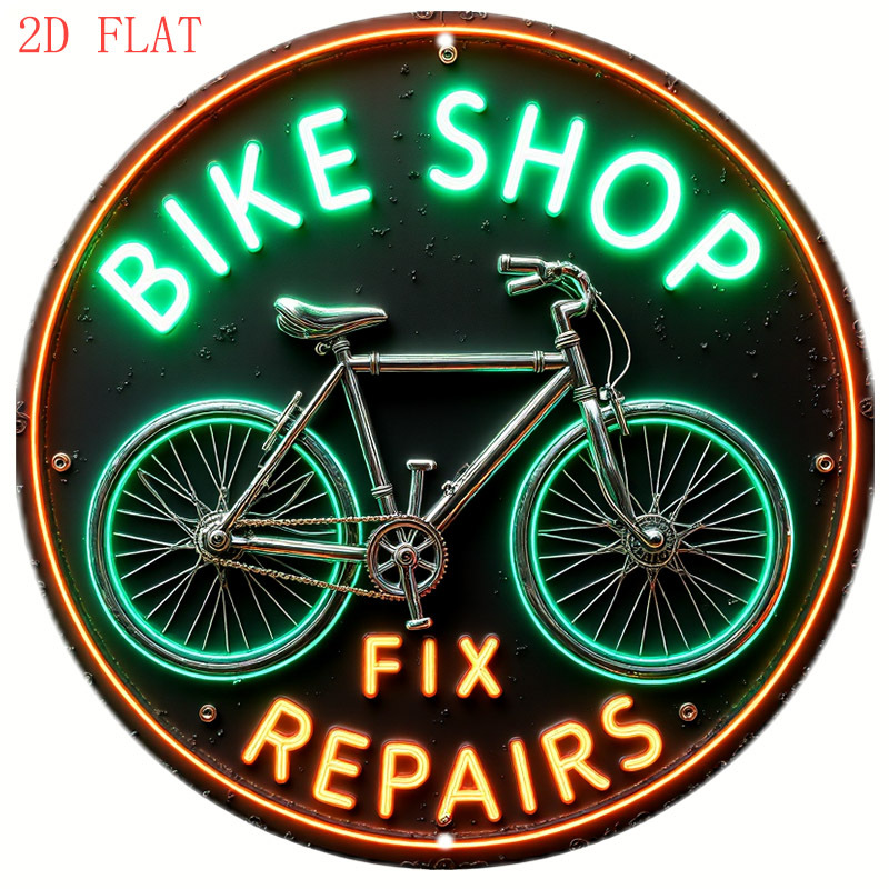 Home Bar Cafe - CIFBUY Retro Neonowy Znak Sklepu Rowerowego,