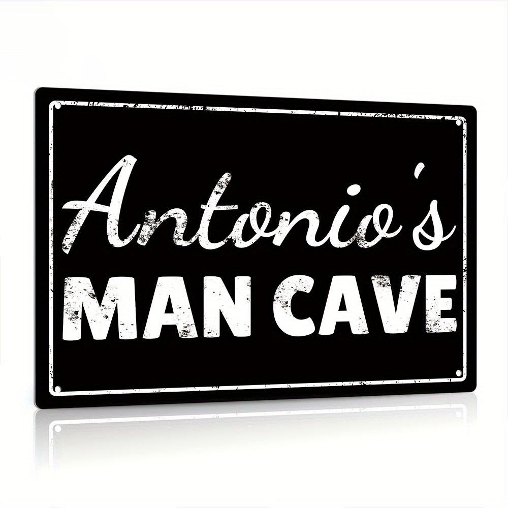 Home Bar Signs - [Personalizowany] Znak „Man Cave” Putuo Decor,