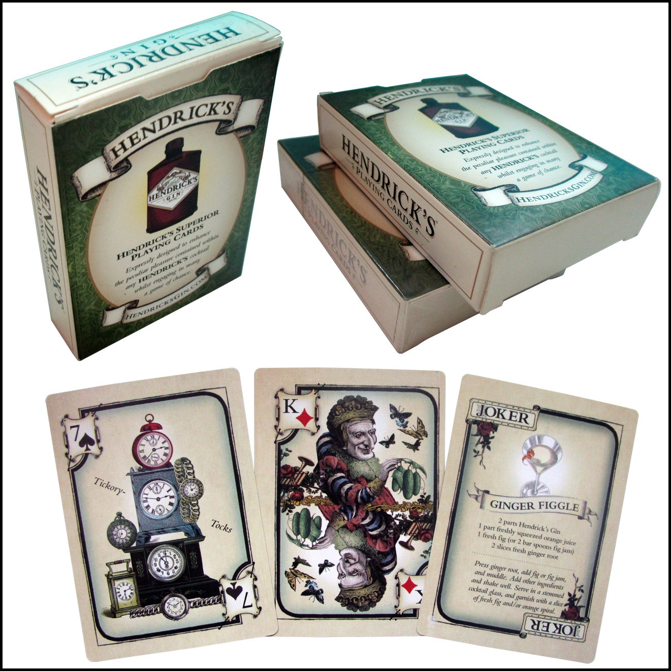 Talia kart do gry Hendrick's G – Cocktail Recipe Book recenzja i cena