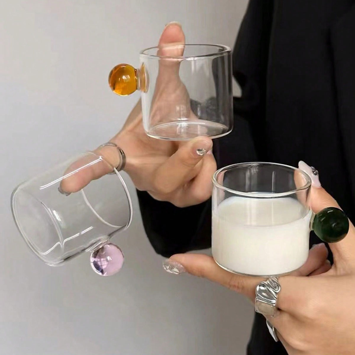 Wysokiej jakości, kolorowe szk – Highball Glass Set recenzja i cena