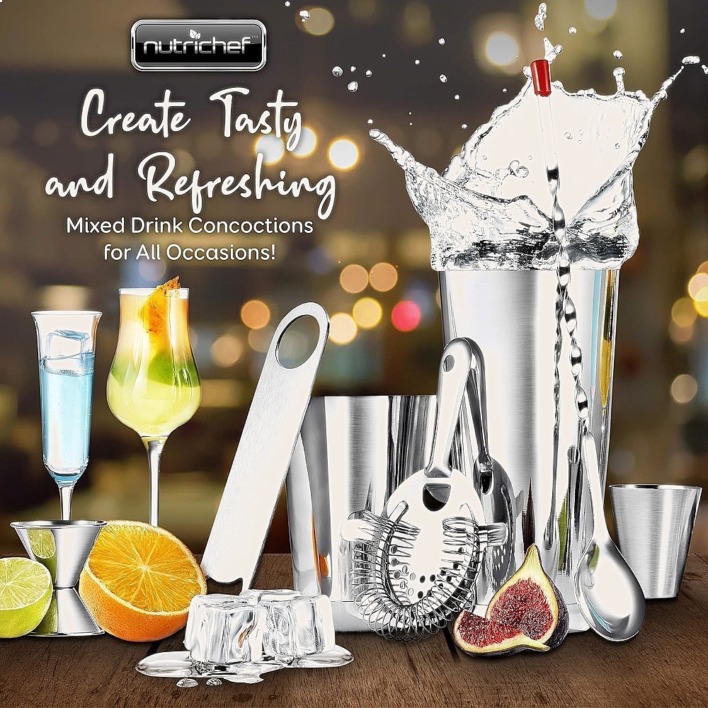 15-częściowy zestaw do koktajl – Cocktail Recipe Book recenzja i cena