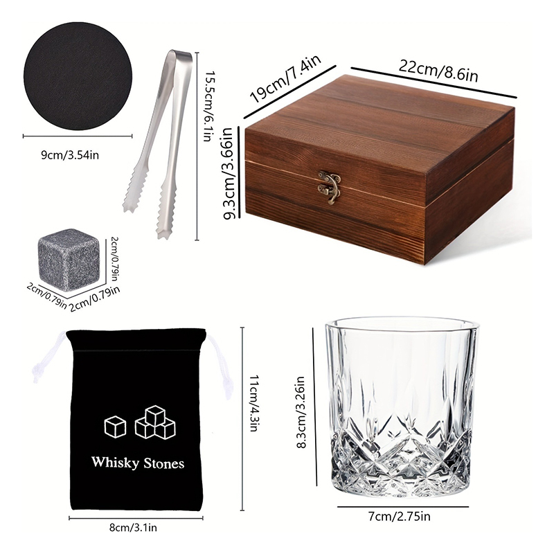 Zestaw kamieni do whisky, 8 ka – Highball Glass Set recenzja i cena