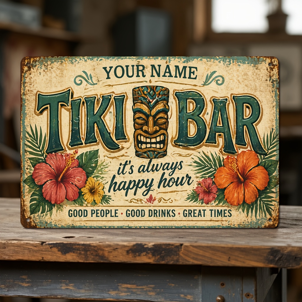 Spersonalizowana metalowa tabl – Home Bar Signs recenzja i cena