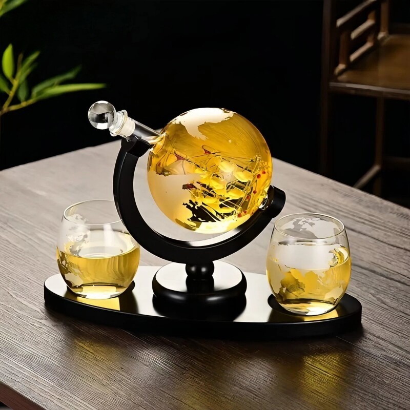 Dekoracyjny zestaw karafki do  – Home Bar Set recenzja i cena