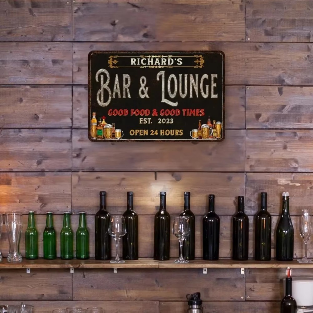 CIFbuy – metalowa tabliczka na – Home Bar Lounge recenzja i cena