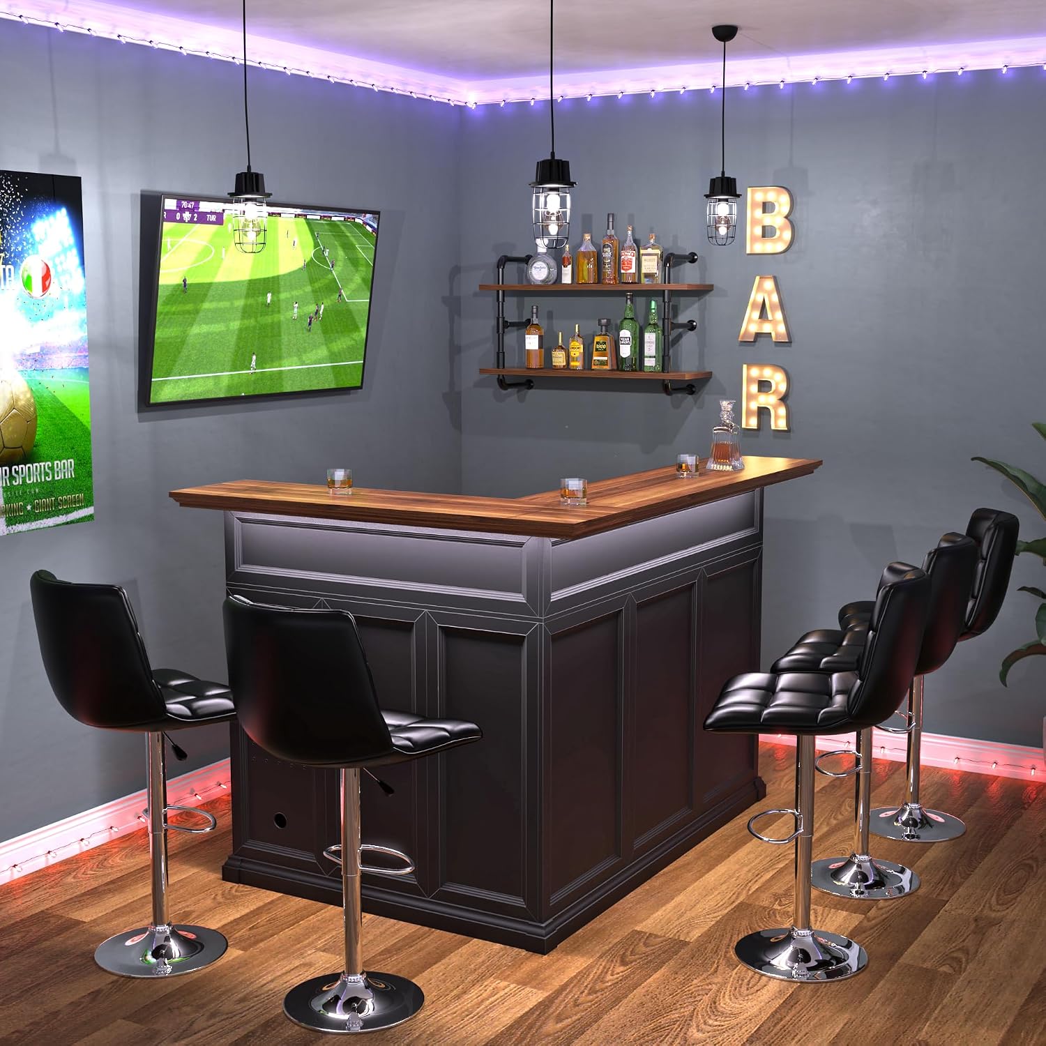 Szafka barowa w kształcie lite – Home Bar Lounge recenzja i cena